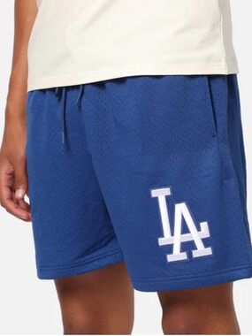 New Era LA Dodgers Blue Mesh Shorts(Size Small)